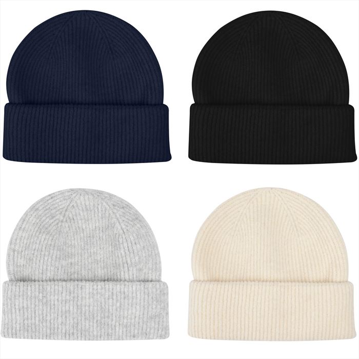 AH15061B Luxe Plush Recycled Beanie Blank No Imprint